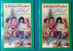 Adventi gyermekdalok szöveggel és kottával, német nyelvű kicsi füzetecske