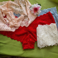 Fen22 - women's underwear - French lace panties - m-3xl / 42-54
