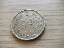 50  Líra 1985  Törökország ( Török Font )