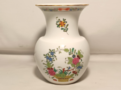 Herend Indian basket pattern vase