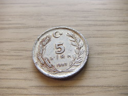 5 Lira 1983 Turkey (Turkish pound)