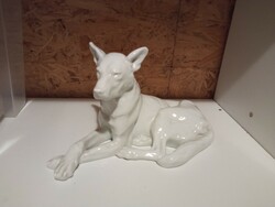 Német juhász Herendi porcelán kutya