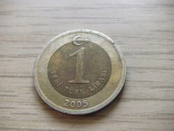 1 Lira 2005 Turkey (Turkish pound)