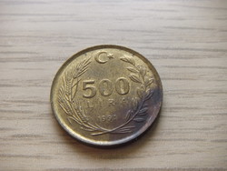 500  Líra 1991  Törökország ( Török Font )