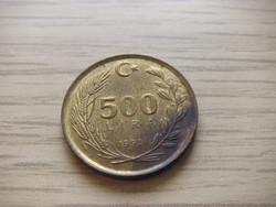 500 Lira 1991 Turkey (Turkish pound)