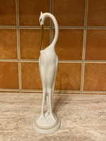 Porcelain heron from Hóllóház