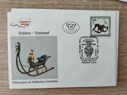 Envelopes with first-day stamps, 10 in one