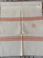 Old hand towel, tea towel from 1967