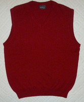 New Maselli 100% wool men's vest, size 50