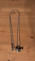 Industrial artist Péter vladimir silver necklace with bird whistle