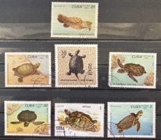 Stamps with a turtle motif