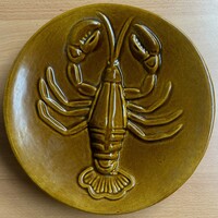 Gorka gauze, wall decoration with a crab pattern, in good condition