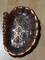 Art Nouveau bronze wall picture or table centerpiece