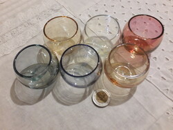 Irizáló gömb poharak (6 db)