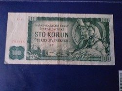 1961 100 crowns Czechoslovakia