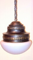 Art Nouveau bronze ceiling lamp negotiable!