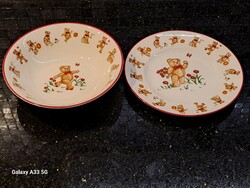 Mason's Teddy bears 1984 macis angol gyermek porcelán tányérok
