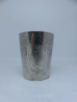 Silver baptismal glass