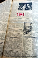 1984 January 6 / people's freedom / birthday :-) original, old newspaper no.: 26390
