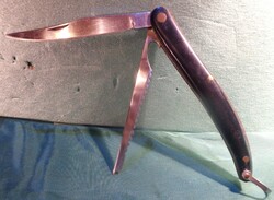 Túrázó kés / 2-rozsdamentes-pengével, 11+12 cm, 90 gramm - bőr tokban/. 90 gramm.  GERLACH