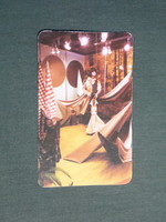 Card calendar, Béköt Békéscsaba knitted goods factory, sports clothing, men's, women's model, 1981, (4)