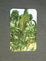 Card calendar, agricultural combine, corn, 1981, (4)