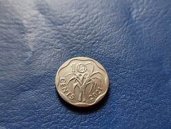 ESWATINI / SZVÁZIFÖLD 10 CENT 2021 III.MSWATI! PÁLMA! RITKA! UNC!