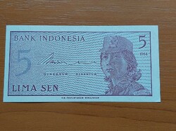 INDONÉZIA 5 SEN 1964