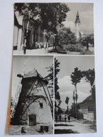 Régi képeslap: Kiskundorozsma, részletek (1961)