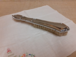 Old silver hanging clothes brush gift with small tablecloth