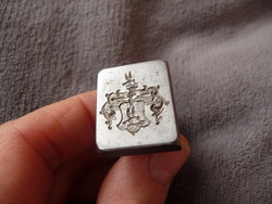 Old noble seal press old letter seal family coat of arms seal press circa 1920 art deco vinyl handle