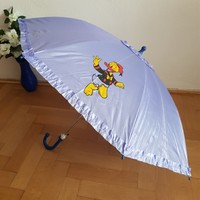 New disney donald duck pattern ruffled semi-automatic children's umbrella with whistle