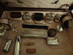 Leather vanity case ca. 1940