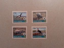 Nepal fauna, wwf, birds, rhinoceros 2001