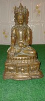 Antique Buddhist bronze Tara goddess statue. Tibet, Burma (?) 18th-19th century