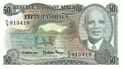 50 tambala 1988 Malawi UNC