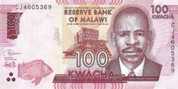 100 kwacha 2020 Malawi UNC