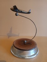 Art -Deco világháborús repülőgép asztal disz.