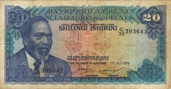 20 shilingi 1978 Kenya