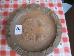 Carved wooden wooden bowl! 14.