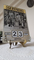 Guinness advertising mirror, perpetual calendar