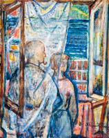 Róna skármá, Zoltánné klie (1901-1987): at the window