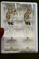 Perrier-jouët champagne glass set in a box (2 pcs.)