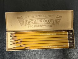 60-as Évek KOH-I-NOOR Grafit Ceruza 1500 2B ÚJ-Használt Papír Doboz szinte NOS !!!