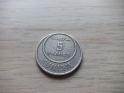 5 Francs 1957 Tunisia