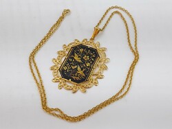 Toledo bird pendant, chain, necklace
