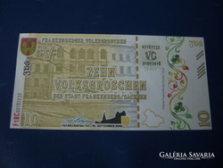 Frankenberg / Germany 10 volksgroschen 2018! Rare fantasy paper money! Ouch!