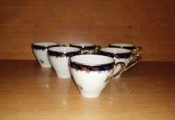 Old German pm porcelain coffee cup 5+1 in one (z-1)