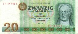 20 Mark 1975 ndk Germany 1.