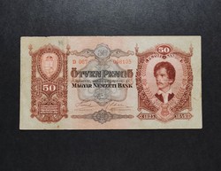 50 Pengő 1932, F+